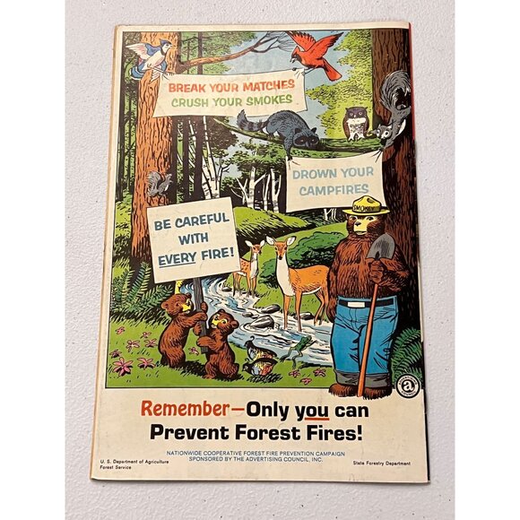The True Story Of Smokey Bear 1950s U.S. Forestry Dept Comic Book - Picture 2 of 9